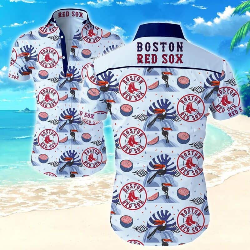 Boston Red Sox Hawaiian Shirt Baseball Fans Gift Boston Red Sox Hawaiian Shirt Baseball Fans Gift