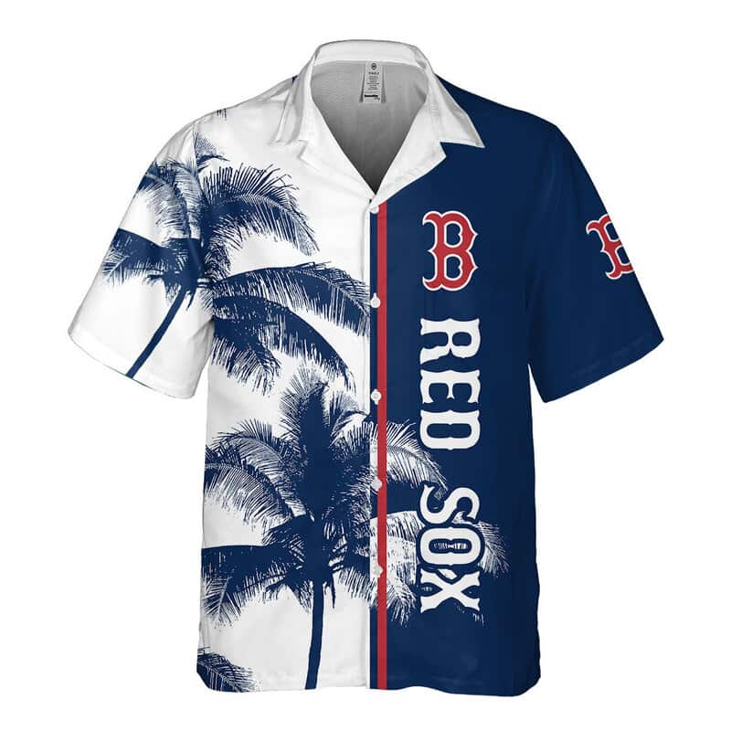 Vintage Boston Red Sox Hawaiian Shirt Gift For Beach Lovers