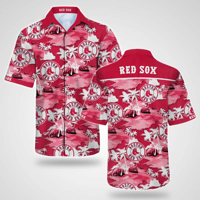 Boston Red Sox Hawaiian Shirt Baseball Gift For Beach Lovers Boston Red Sox Hawaiian Shirt Baseball Gift For Beach Lovers