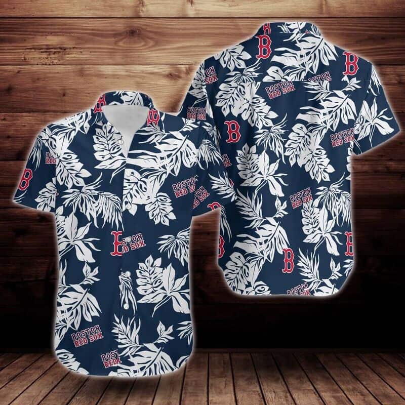 Boston Red Sox Hawaiian Shirt Tropical Flower Beach Lovers Gift Boston Red Sox Hawaiian Shirt Tropical Flower Beach Lovers Gift