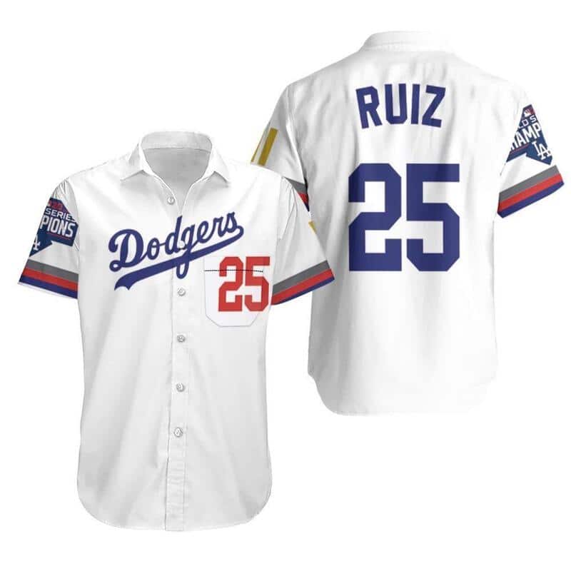 Ruiz 25 Los Angeles Dodgers Hawaiian Shirt Gift For Sport Fans Ruiz 25 Los Angeles Dodgers Hawaiian Shirt Gift For Sport Fans