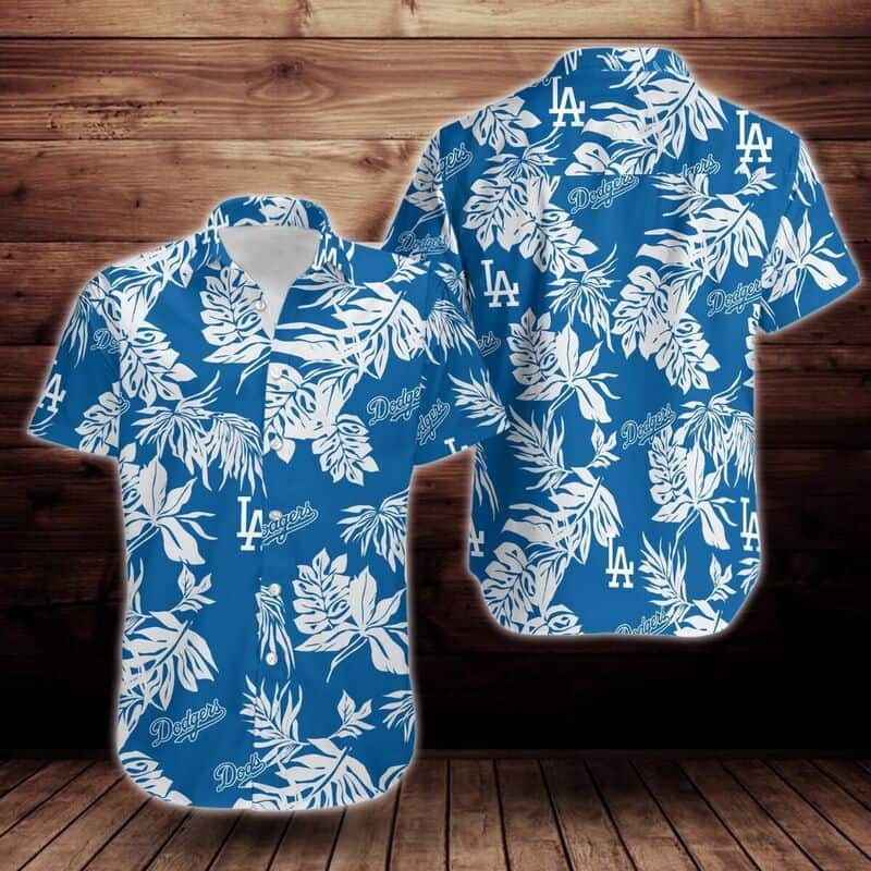 Los Angeles Dodgers Hawaiian Shirt Tropical Flower Practical Beach Gift Los Angeles Dodgers Hawaiian Shirt Tropical Flower Practical Beach Gift