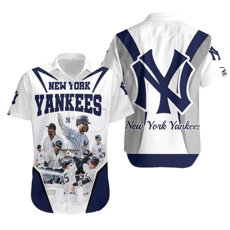 MLB New York Yankees Hawaiian Shirt Father's Day Gift Baseball Fans MLB New York Yankees Hawaiian Shirt Father's Day Gift Baseball Fans