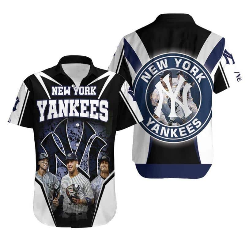 New York Yankees Hawaiian Shirt Aaron Judge Gleyber Torres Giancarlo Stanton New York Yankees Hawaiian Shirt Aaron Judge Gleyber Torres Giancarlo Stanton