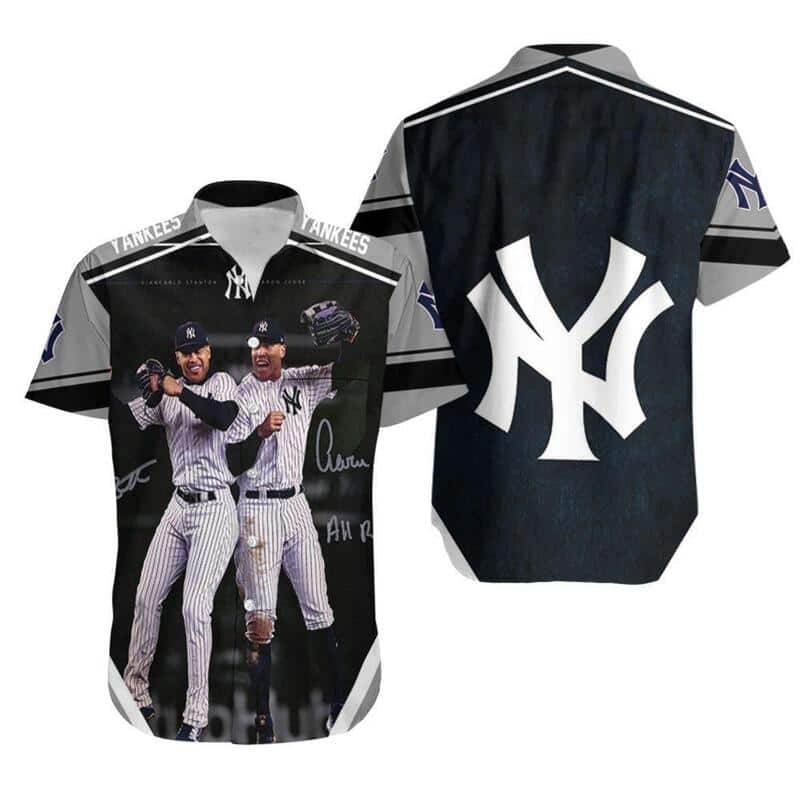 New York Yankees Hawaiian Shirt Beach Gift For Baseball Fans New York Yankees Hawaiian Shirt Beach Gift For Baseball Fans