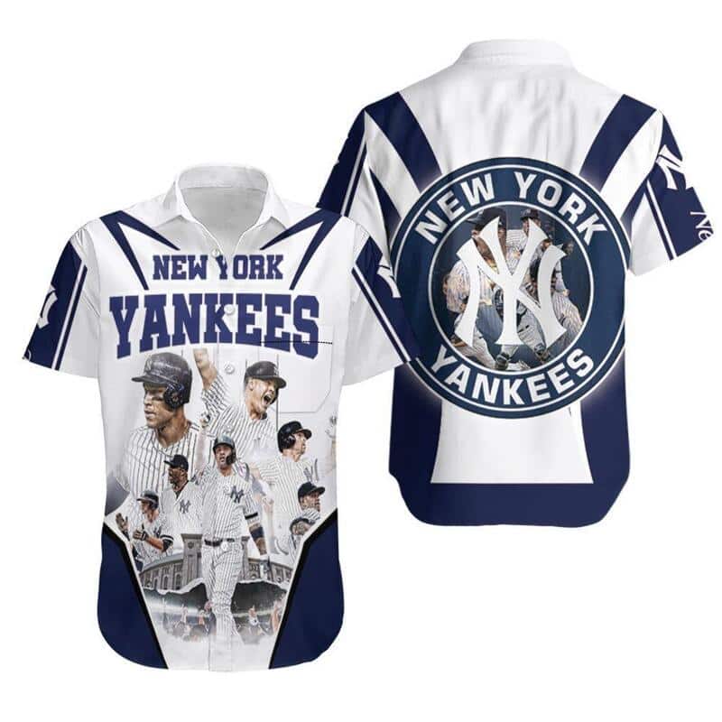 New York Yankees Hawaiian Shirt Beach Gift For Sports Lovers New York Yankees Hawaiian Shirt Beach Gift For Sports Lovers