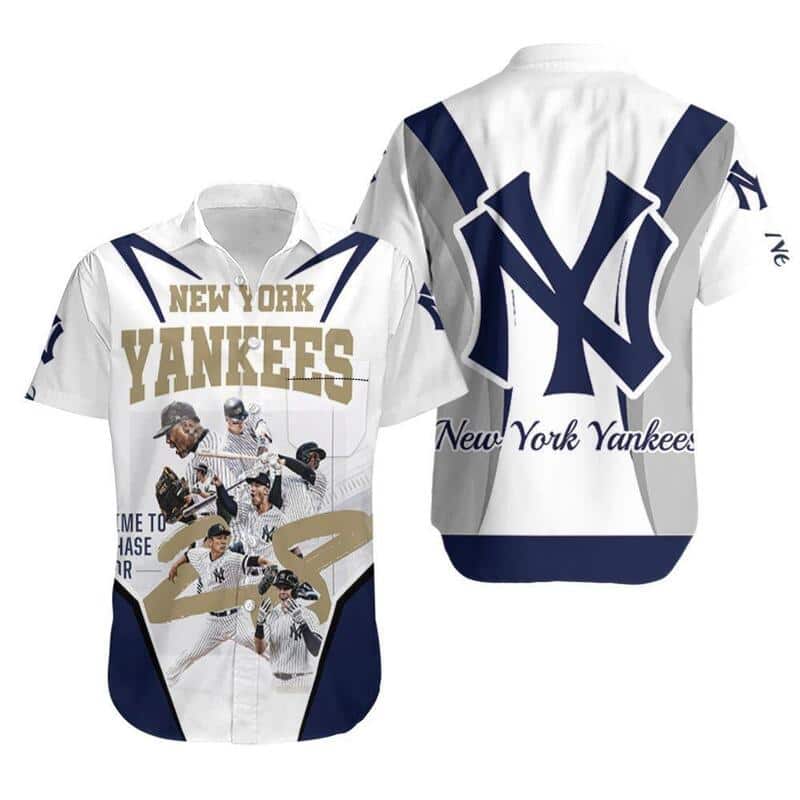 MLB New York Yankees Hawaiian Shirt Beach Gift For Baseball Fans MLB New York Yankees Hawaiian Shirt Beach Gift For Baseball Fans