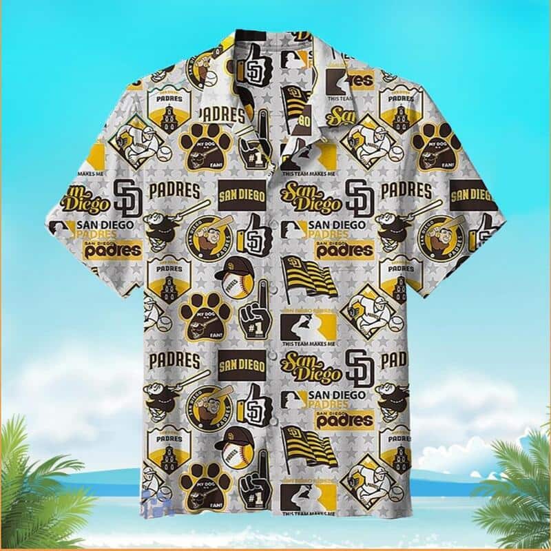 MLB San Diego Padres Hawaiian Shirt Beach Vacation Gift MLB San Diego Padres Hawaiian Shirt Beach Vacation Gift