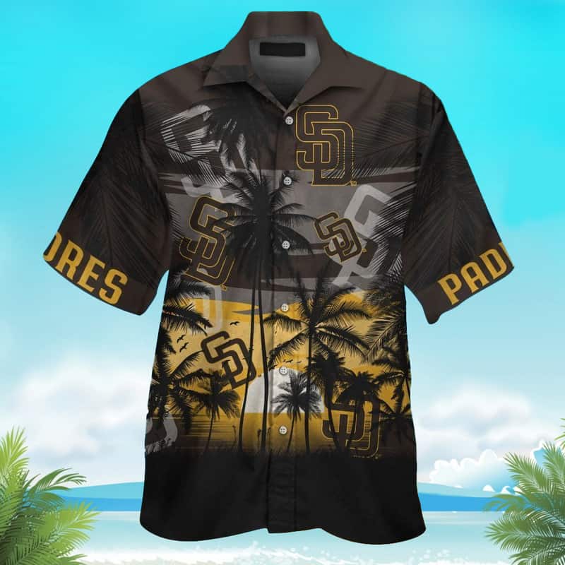 MLB San Diego Padres Hawaiian Shirt Gift For Baseball Fans MLB San Diego Padres Hawaiian Shirt Gift For Baseball Fans