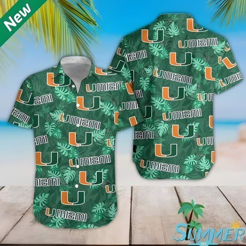NCAA Miami Hurricanes Hawaiian Shirt Gift For College Football Fans NCAA Miami Hurricanes Hawaiian Shirt Gift For College Football Fans