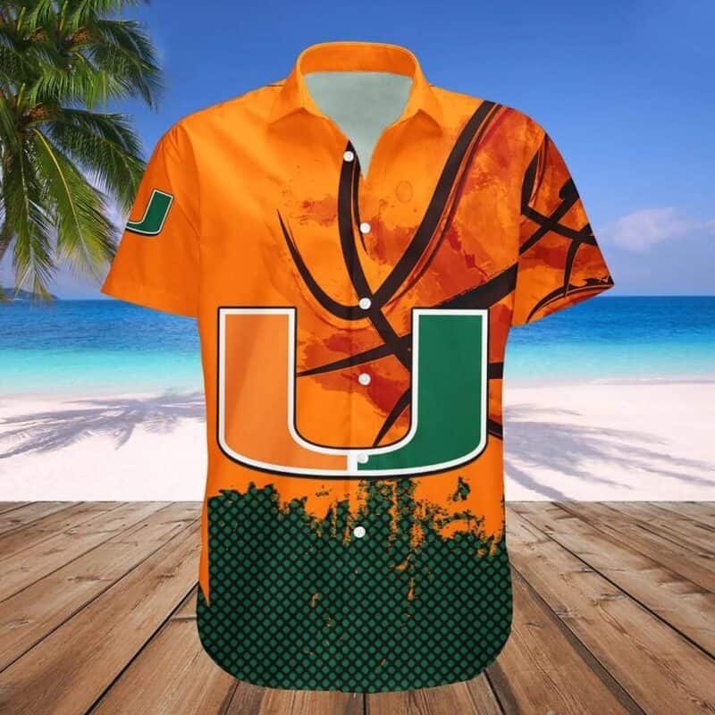 NCAA Miami Hurricanes Hawaiian Shirt Summer Beach Gift NCAA Miami Hurricanes Hawaiian Shirt Summer Beach Gift