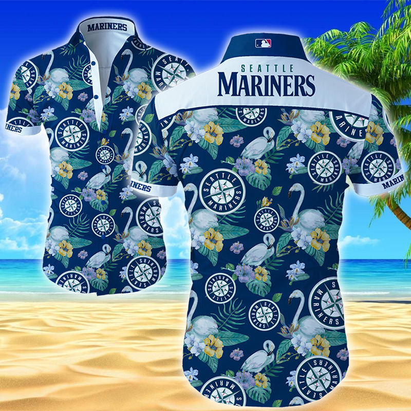 MLB Seattle Mariners Hawaiian Shirt Beach Gift For Baseball Players MLB Seattle Mariners Hawaiian Shirt Beach Gift For Baseball Players