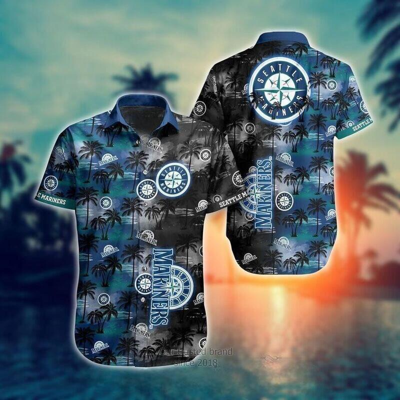 Seattle Mariners Hawaiian Shirt Island Pattern All Over Print