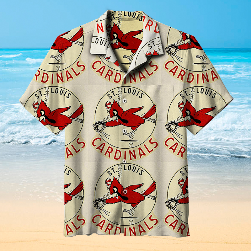 St. Louis Cardinals Hawaiian Shirt Baseball Gift For Beach Lovers St. Louis Cardinals Hawaiian Shirt Baseball Gift For Beach Lovers