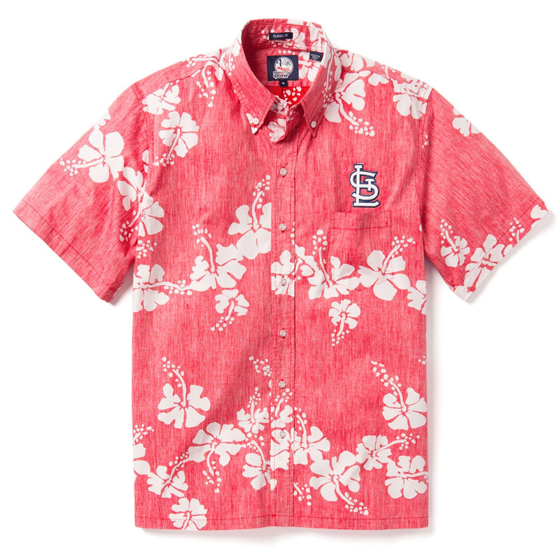St. Louis Cardinals Hawaiian Shirt Hibiscus Flower Pattern Best Beach Gift St. Louis Cardinals Hawaiian Shirt Hibiscus Flower Pattern Best Beach Gift