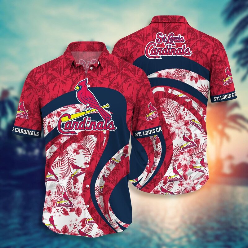 MLB St. Louis Cardinals Hawaiian Shirt Father's Day Gift For Beach Lovers MLB St. Louis Cardinals Hawaiian Shirt Father's Day Gift For Beach Lovers