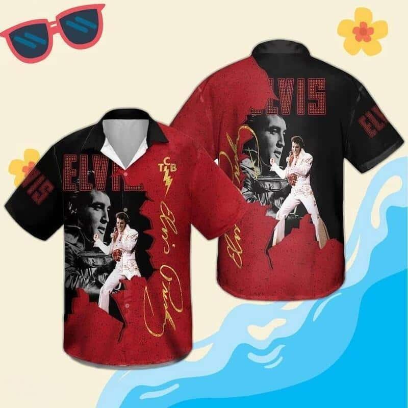 Elvis Presley Hawaiian Shirt King Of Rock And Roll Elvis Presley Hawaiian Shirt King Of Rock And Roll