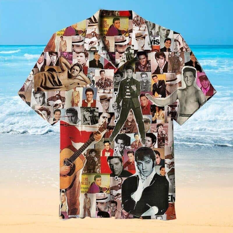 Elvis Presley Hawaiian Shirt Kings of Rock 'n' Roll Elvis Presley Hawaiian Shirt Kings of Rock 'n' Roll