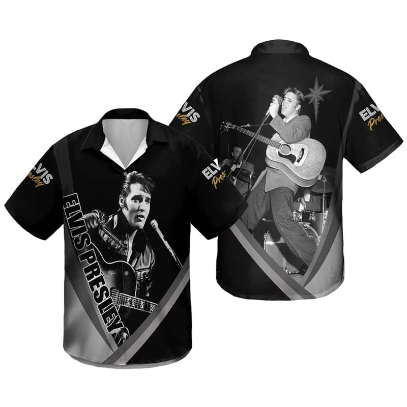 Trending Elvis Presley King Of Rock And Roll Hawaiian Shirt Trending Elvis Presley King Of Rock And Roll Hawaiian Shirt