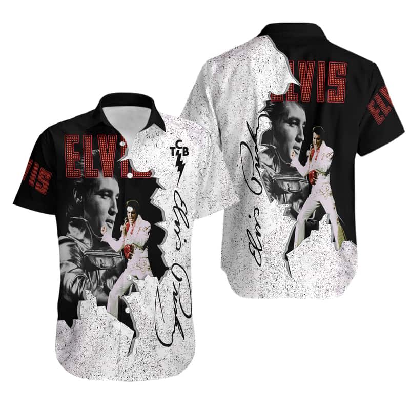 The King Of Rock And Roll Elvis Presley Hawaiian Shirt The King Of Rock And Roll Elvis Presley Hawaiian Shirt