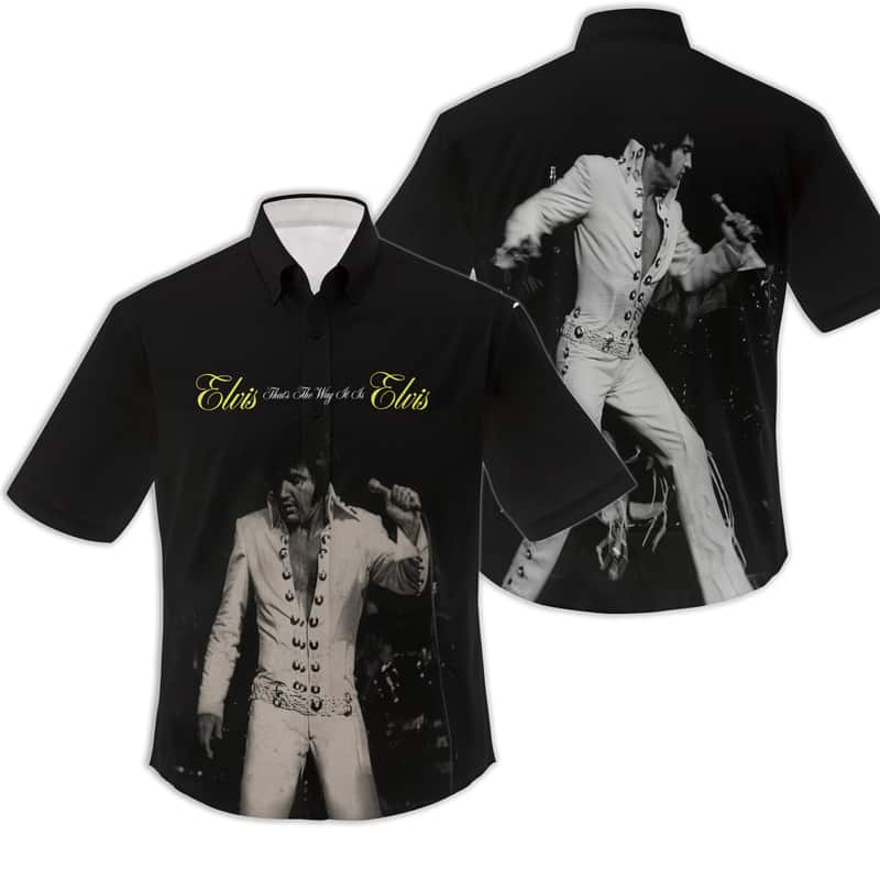 King Of Rock And Roll Elvis Presley Hawaiian Shirt Gift For Music Lovers King Of Rock And Roll Elvis Presley Hawaiian Shirt Gift For Music Lovers