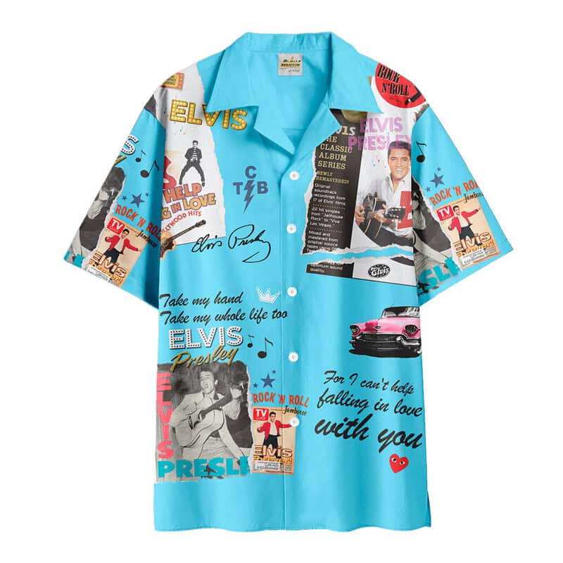Take My Hand Take My Whole Life Too Elvis Presley Hawaiian Shirt For Elvis Fans