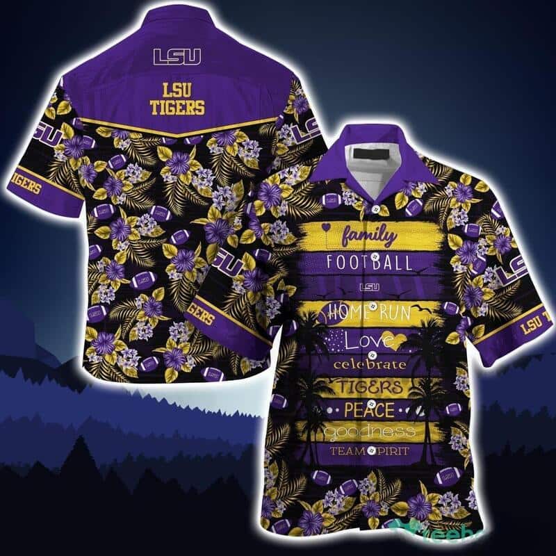 LSU Tigers Hawaiian Shirt Family Football Homerun LSU Tigers Hawaiian Shirt Family Football Homerun