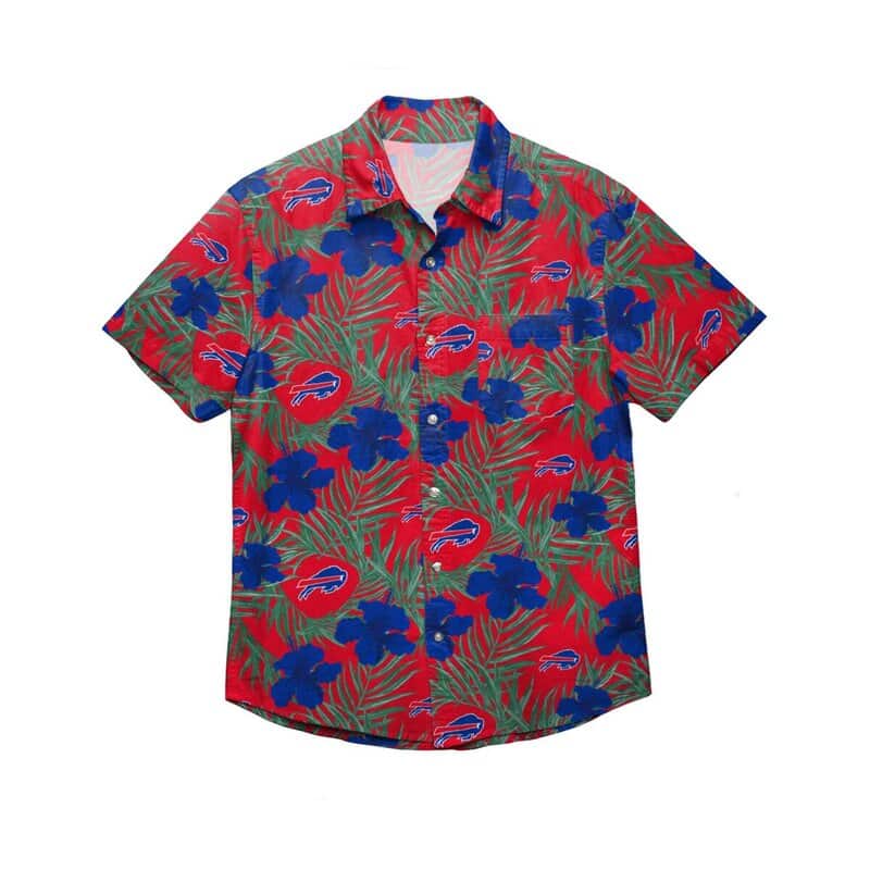 Buffalo Bills Hawaiian Shirt Hibiscus Flowers Pattern All Over Print Buffalo Bills Hawaiian Shirt Hibiscus Flowers Pattern All Over Print