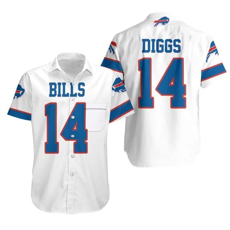 Diggs 14 Buffalo Bills Hawaiian Shirt For Football Fans Diggs 14 Buffalo Bills Hawaiian Shirt For Football Fans