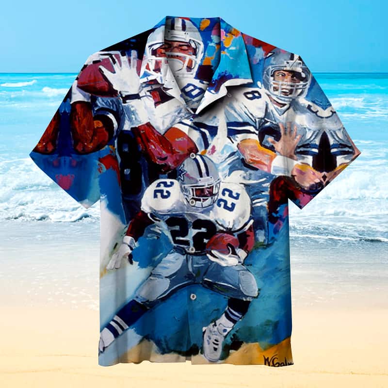 Dallas Cowboys Hawaiian Shirt Gift For Football Fans Dallas Cowboys Hawaiian Shirt Gift For Football Fans