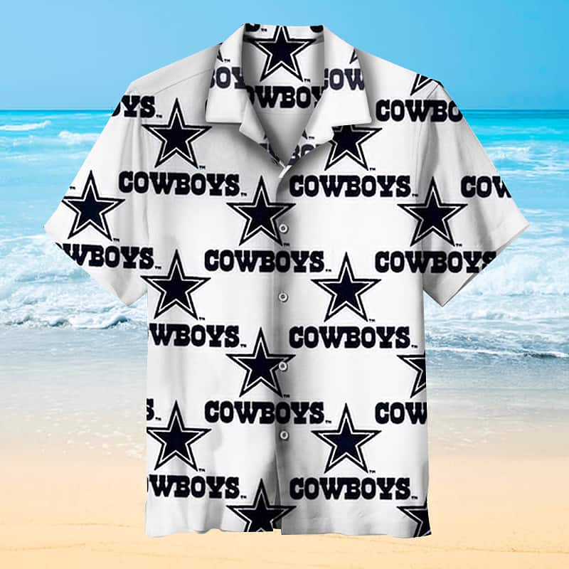 Dallas Cowboys Hawaiian Shirt Beach Gift For Friend Dallas Cowboys Hawaiian Shirt Beach Gift For Friend