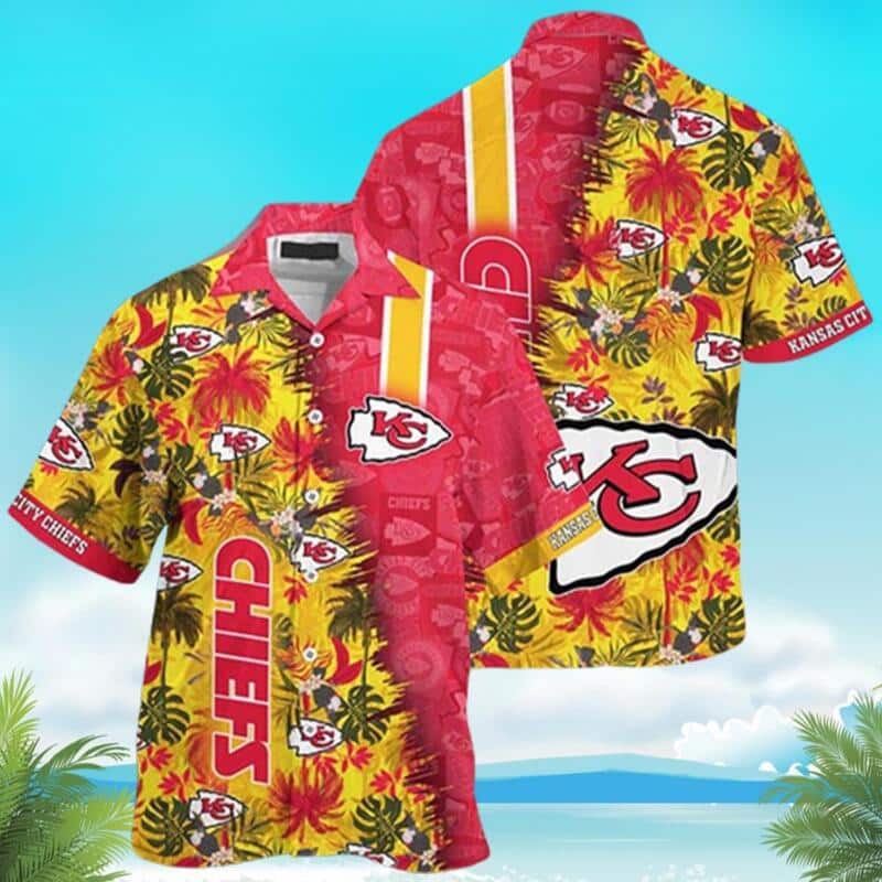 Kansas City Chiefs Hawaiian Shirt Beach Gift For Friend Kansas City Chiefs Hawaiian Shirt Beach Gift For Friend