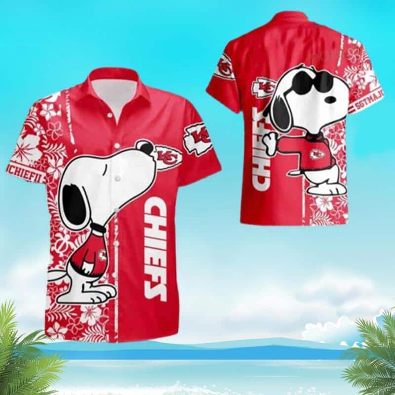 Snoopy Kansas City Chiefs Hawaiian Shirt Beach Gift For Friend Snoopy Kansas City Chiefs Hawaiian Shirt Beach Gift For Friend