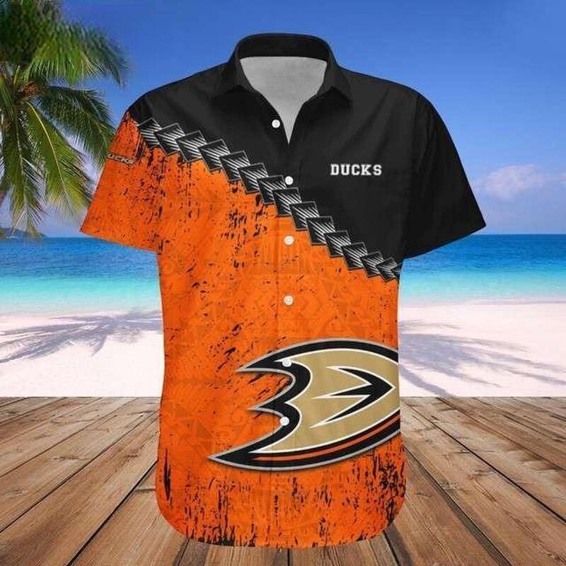 NHL Anaheim Ducks Hawaiian Shirt Hockey Fan Gift NHL Anaheim Ducks Hawaiian Shirt Hockey Fan Gift