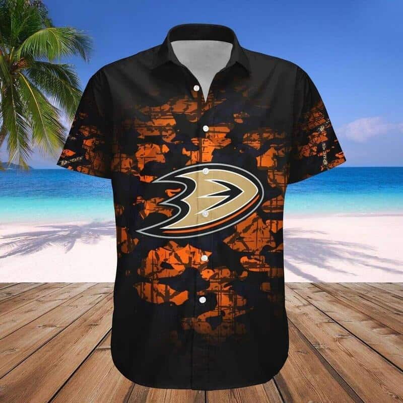 NHL Anaheim Ducks Hawaiian Shirt Summer Gift For Friend NHL Anaheim Ducks Hawaiian Shirt Summer Gift For Friend