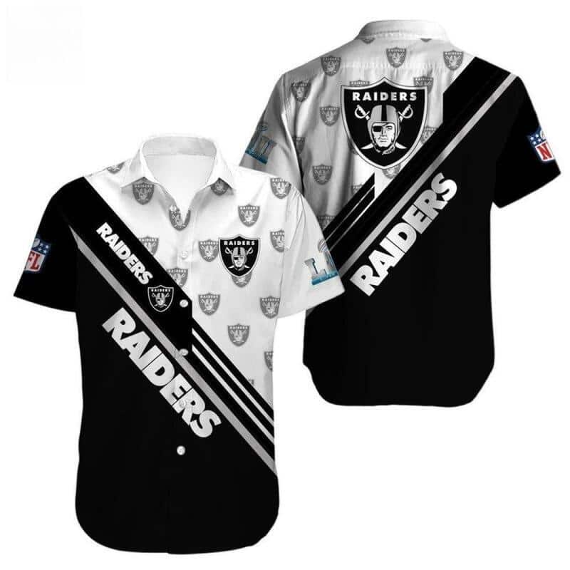 NFL Las Vegas Raiders Hawaiian Shirt Best Gift For Football Fans NFL Las Vegas Raiders Hawaiian Shirt Best Gift For Football Fans