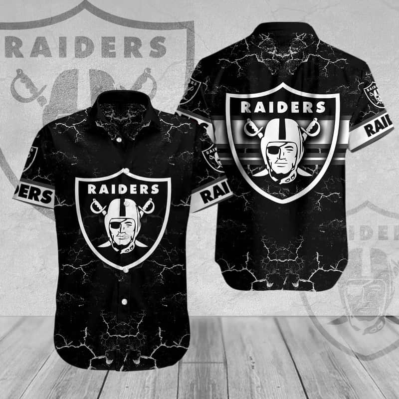 NFL Las Vegas Raiders Hawaiian Shirt Gift For Football Fans NFL Las Vegas Raiders Hawaiian Shirt Gift For Football Fans