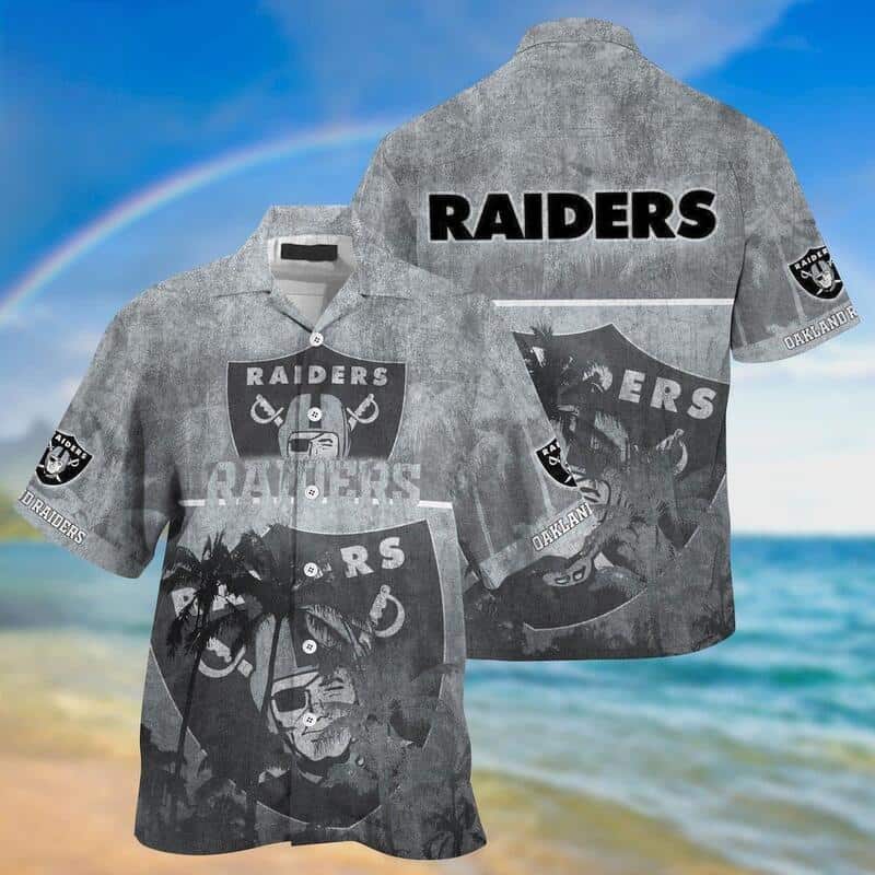 NFL Las Vegas Raiders Hawaiian Shirt Summer Beach Gift NFL Las Vegas Raiders Hawaiian Shirt Summer Beach Gift
