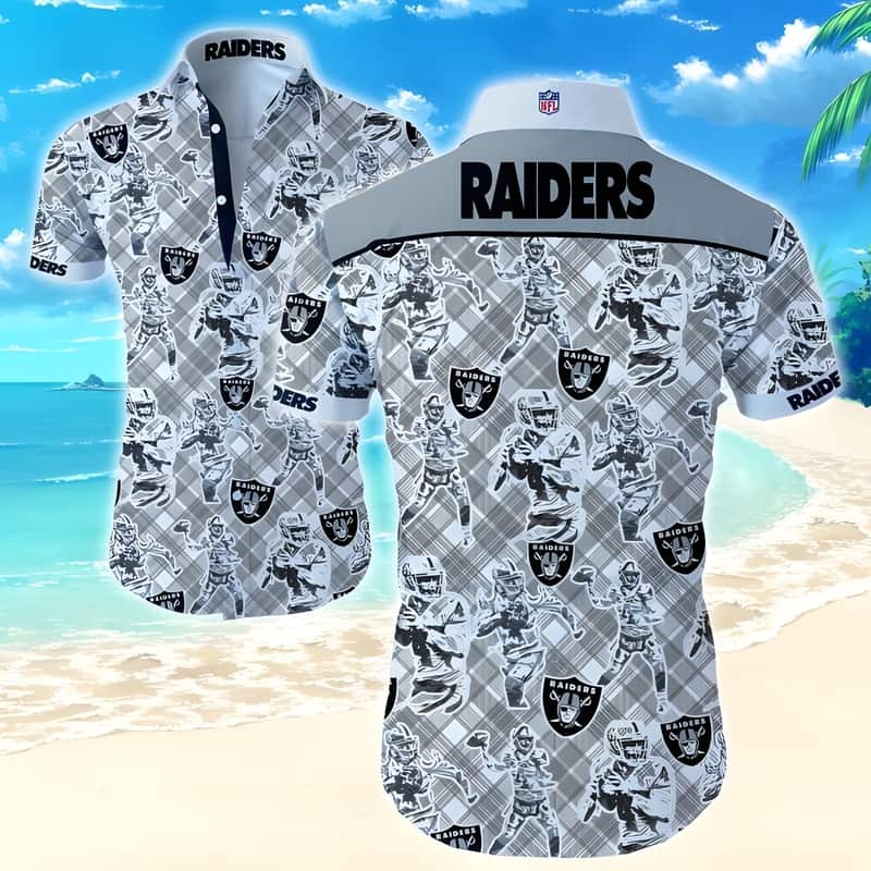 NFL Las Vegas Raiders Hawaiian Shirt Gift For Football Players NFL Las Vegas Raiders Hawaiian Shirt Gift For Football Players