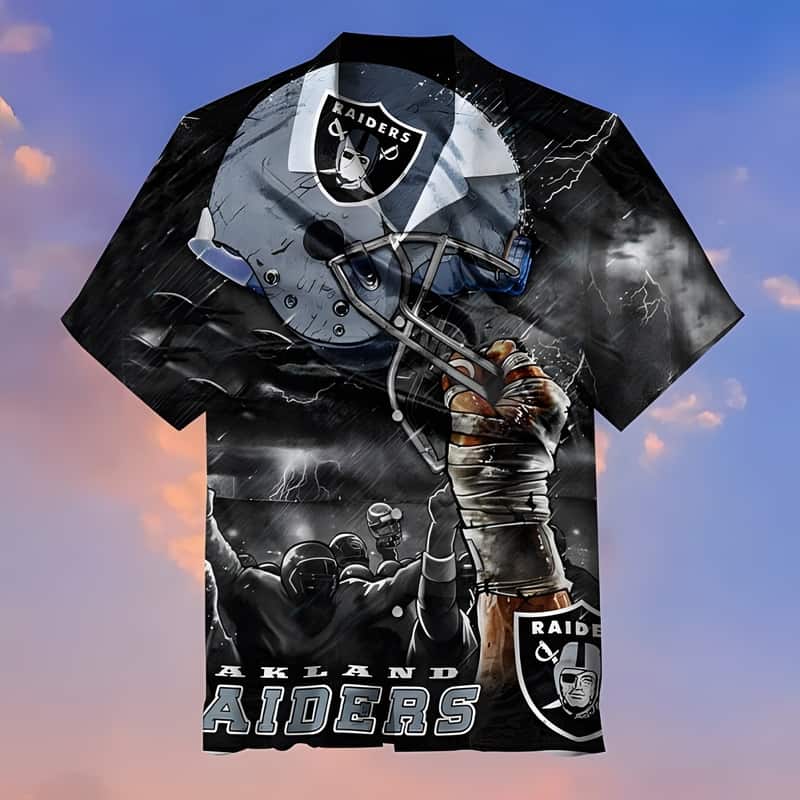 Las Vegas Raiders Hawaiian Shirt Football Gift For Dad Las Vegas Raiders Hawaiian Shirt Football Gift For Dad