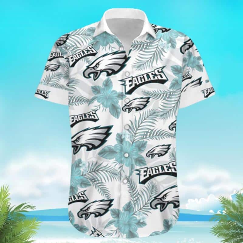 NFL Philadelphia Eagles Hawaiian Shirt Summer Beach Gift NFL Philadelphia Eagles Hawaiian Shirt Summer Beach Gift