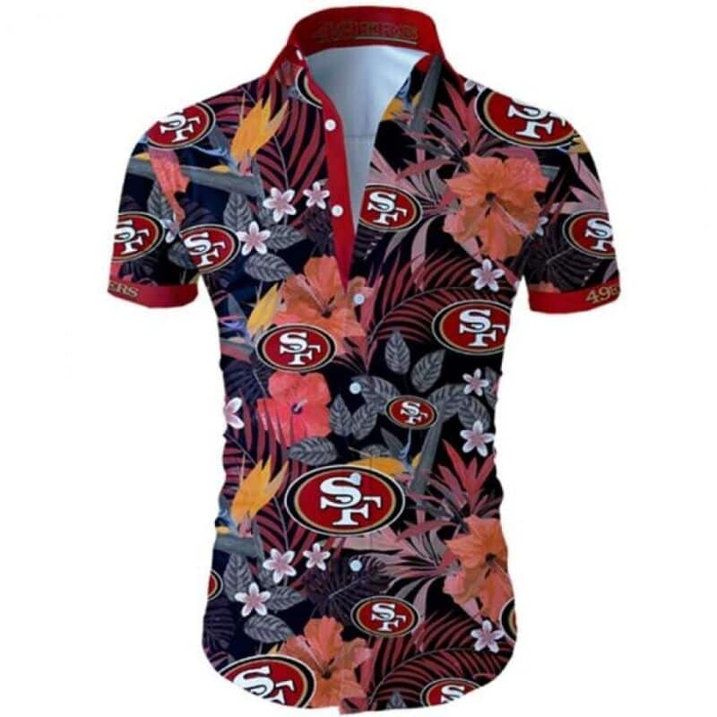 NFL San Francisco 49ers Hawaiian Shirt Gift For Beach Lovers NFL San Francisco 49ers Hawaiian Shirt Gift For Beach Lovers