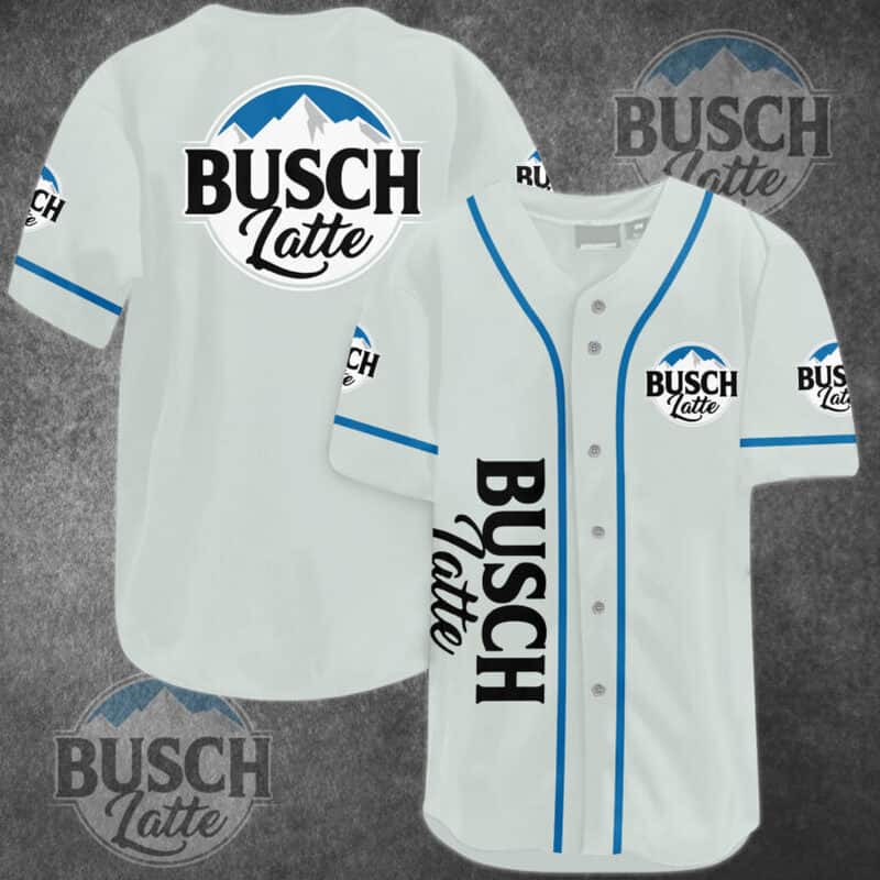 Basic Busch Latte Beer Baseball Jersey Baseball Gift For Dad Basic Busch Latte Beer Baseball Jersey Baseball Gift For Dad