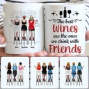 Personalized Mug, Best Birthday Gifts For Best Friends, 3 Girls - Drink Team Customized Coffee Mug With Names Personalized Mug, Best Birthday Gifts For Best Friends, 3 Girls - Drink Team Customized Coffee Mug With Names