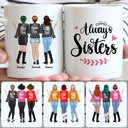 Personalized Mug, Meaningful Birthday Gifts, 3 Sisters Customized Coffee Mug With Names Personalized Mug, Meaningful Birthday Gifts, 3 Sisters Customized Coffee Mug With Names