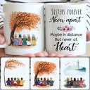 Personalized Mug, Special Birthday Gifts, 5 Sisters Customized Coffee Mug With Names Personalized Mug, Special Birthday Gifts, 5 Sisters Customized Coffee Mug With Names