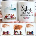 Personalized Mug, Special Birthday Gifts, 5 Sisters Customized Coffee Mug With Names Personalized Mug, Special Birthday Gifts, 5 Sisters Customized Coffee Mug With Names