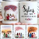 Personalized Mug, Best Birthday Gifts, 3 Sisters Customized Coffee Mug With Names Personalized Mug, Best Birthday Gifts, 3 Sisters Customized Coffee Mug With Names