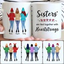 Personalized Mug, Perfect Birthday Gifts,3 Sisters Wearing Sweaters Customized Coffee Mug With Names Personalized Mug, Perfect Birthday Gifts,3 Sisters Wearing Sweaters Customized Coffee Mug With Names