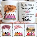 Personalized Mug, Special Birthday Gifts, 4 Sisters Customized Coffee Mug With Names